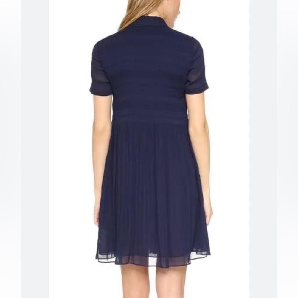 Diane Von Furstenberg Polina Pleated Mini dress size 4 - Picture 3 of 13